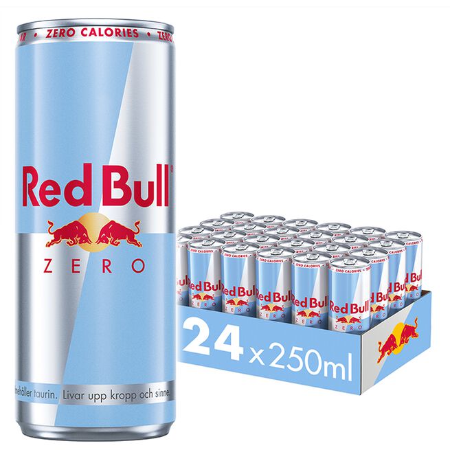 24 x Red Bull, 250 ml, Zero Zero