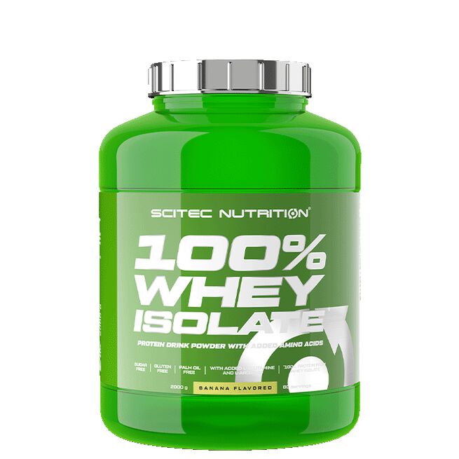 100% Whey Isolate Myseproteinisolat 1816 g Banana