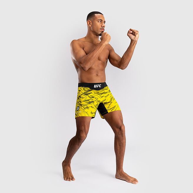 UFC Fusion Authentic Fight Night Men's Fight Shorts Short Fit Yellow