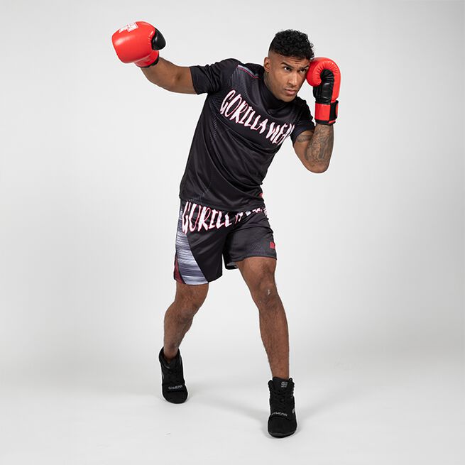 Clayton T-skjorte Svart Rød