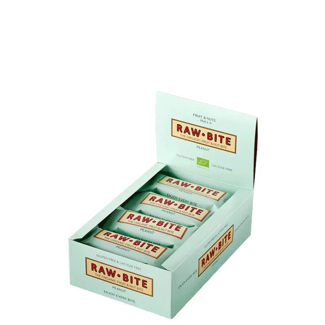 12 x Frukt & Nøttbar 50 g Jordnöt