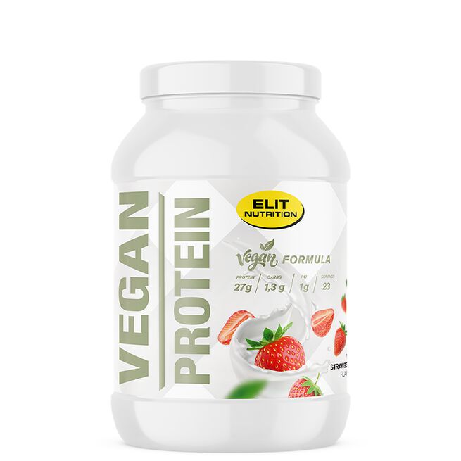 ELIT VEGAN Protein Laktosefritt proteinpulver 750 g Strawberry
