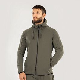 Star Zipped Hoodie Moss Green L  Hettegenser Grønn