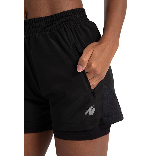 Katy 2-In-1 Shorts, Black