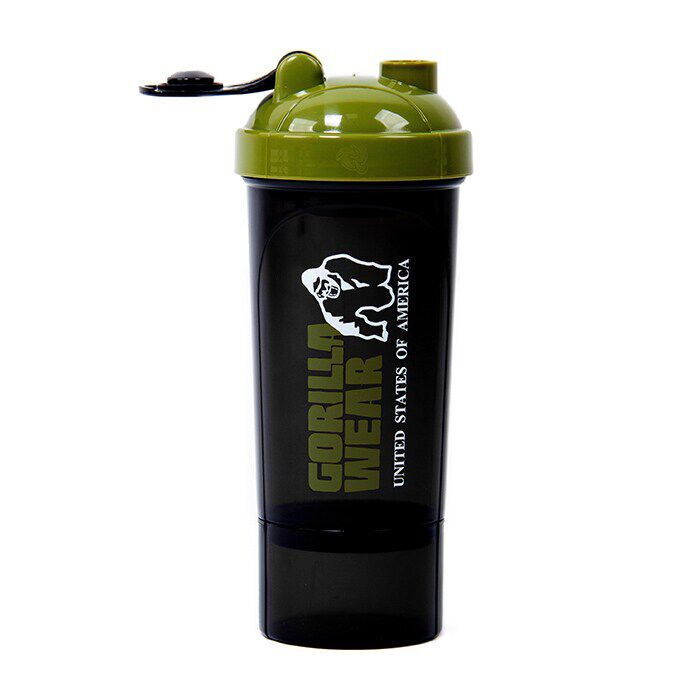Shaker Compact Svart/Gr&oslash;nn 400 ml + 100 ml
