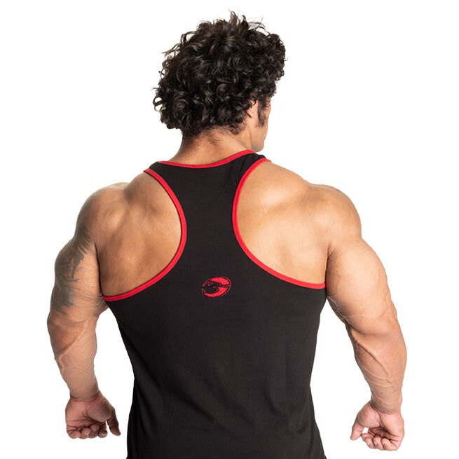 Vintage T-Back Linne Svart/Rød