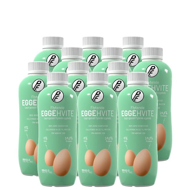 12 x Flytende Eggehvite, BIG BUY 1000 ml