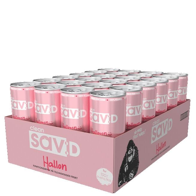 24 x Clean sav:D, 330 ml Hallon
