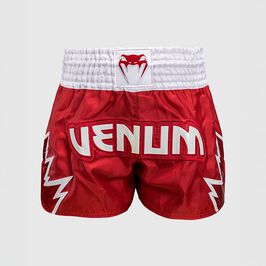 Venum Inferno Muay Thai Shorts Red/White, L  Venum Inferno Muay Thai Shorts Red/White