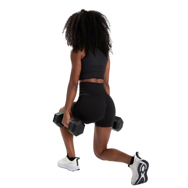 Olivia Seamless Shorts, Black