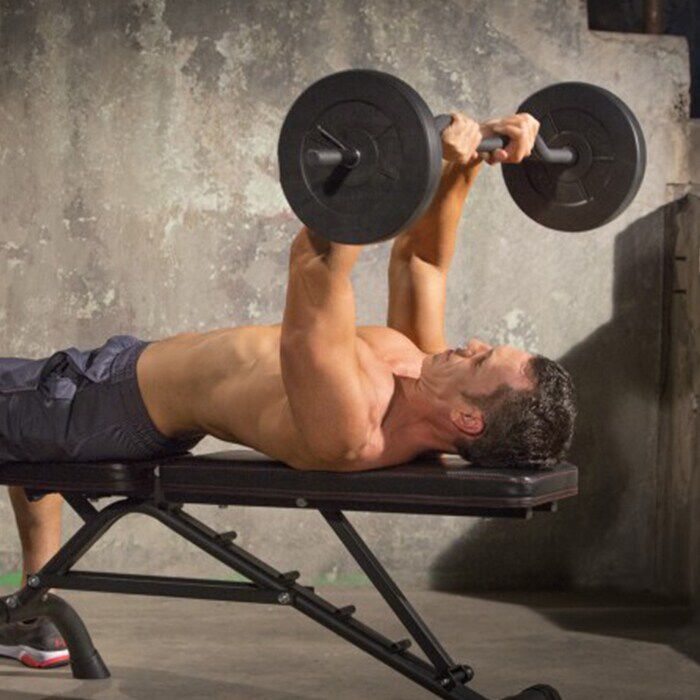 Justerbart Curl Bar Sett 23 kg