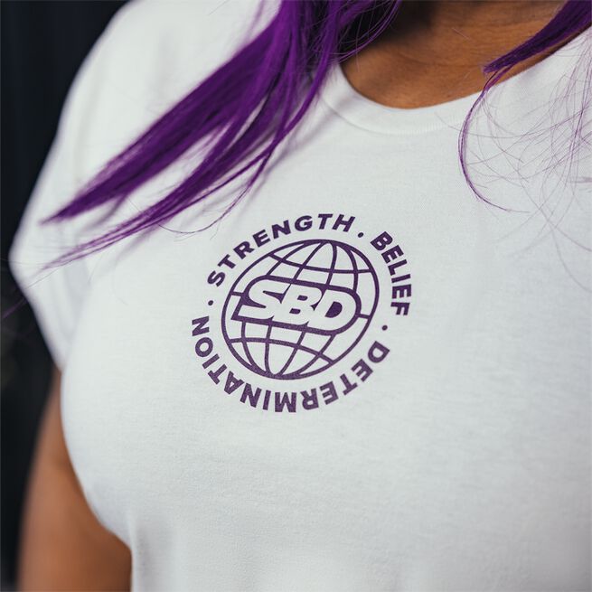 Aspire Crop top Dame Hvit