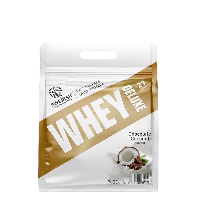 Whey Deluxe Myseprotein 900 g Chocolate Coconut