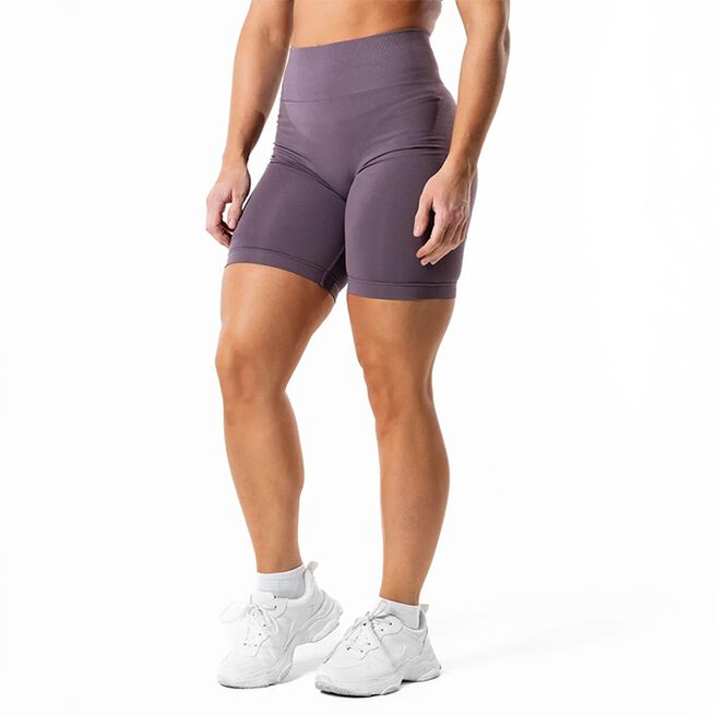 Prime Scrunch Shorts Støvet Lilla