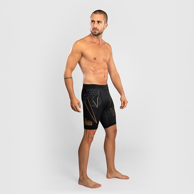 Serpenti Vale Tudo-Shorts Svart Sølv Gull