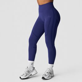 Rush Seamless Tights, Dark Slate Blue Melange, L  Rush Seamless Tights Mørkeblå