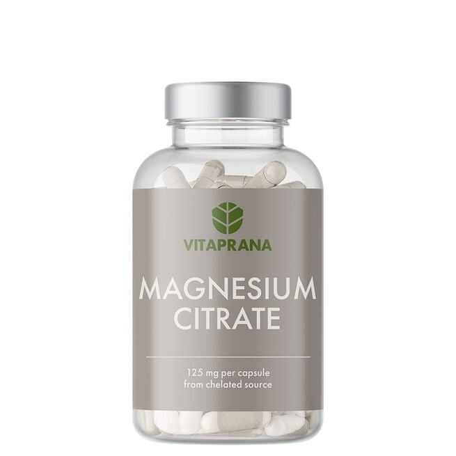 Magnesiumsitrat 125 mg 100 kapsler