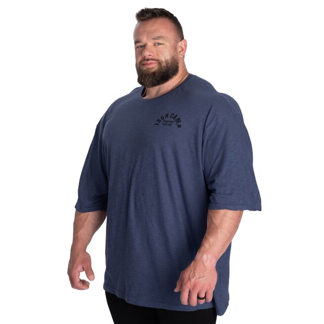 Slub Iron T-shirt Blå
