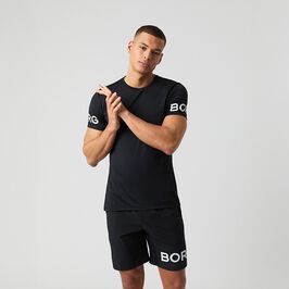 Borg T-shirt, Black Beauty, L  T-skjorte Svart