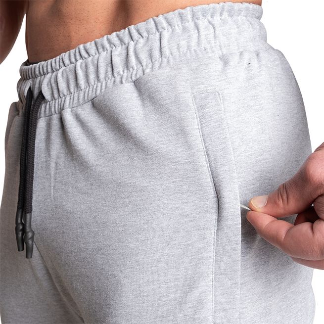 Better Bodies Graphic Standard Sweatpants, Light Grey Melange