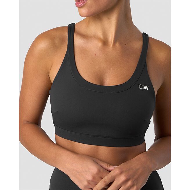 Nimble Sports Bra, Dark Grey