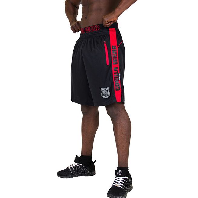 Shelby Shorts, Black/Red, S 