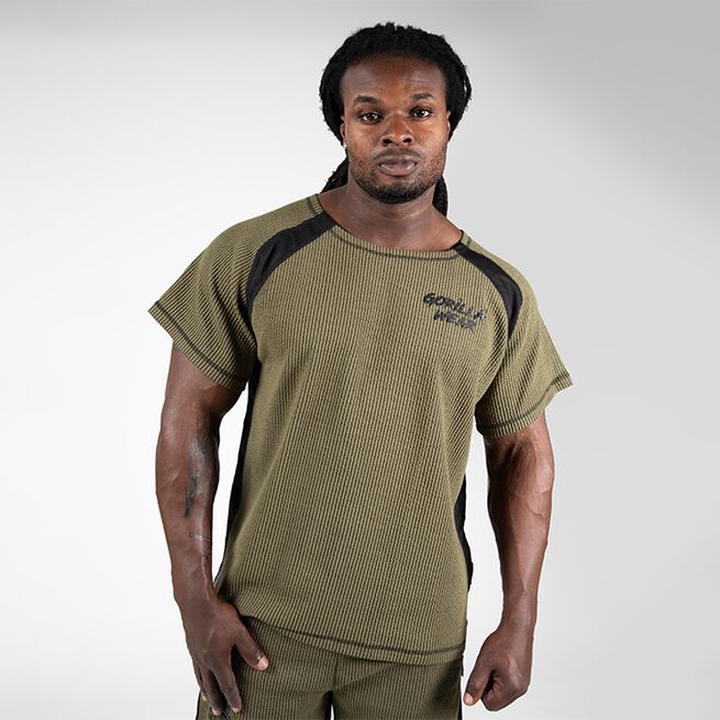 Augustine Old School Work Out Top, Army Green