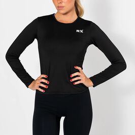 RX Performance Diane Long Sleeve Top, Black Diane Long Sleeve Top, Black