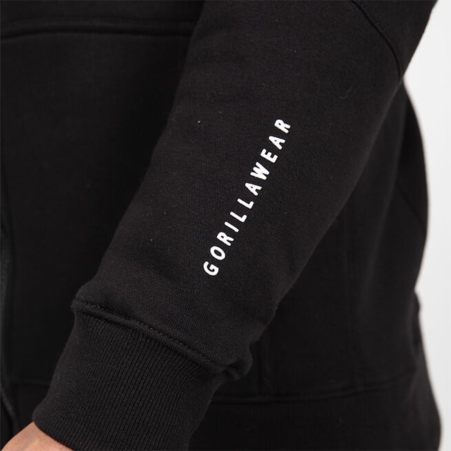 Leon Zip Hettegenser Svart