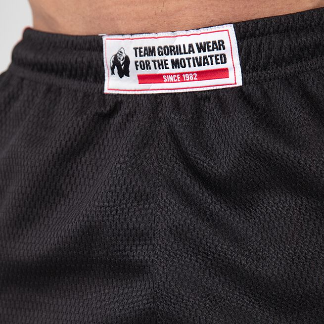 Wallace Mesh Pants, Black/Red