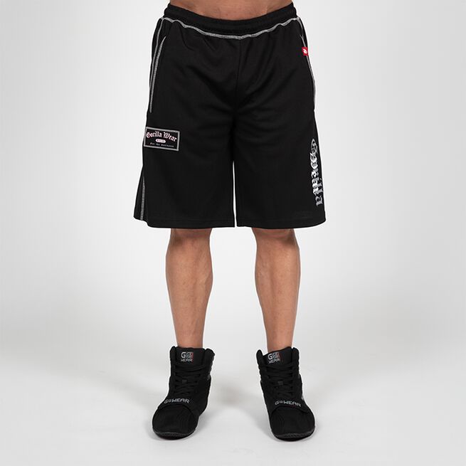 Marlow Mesh Shorts Svart Grå