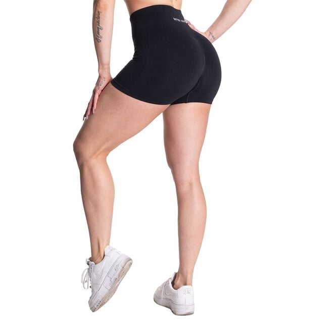 Scrunch Shorts, Black