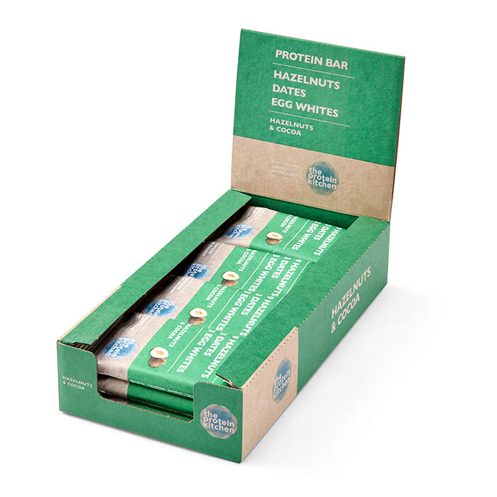 12 x Proteinbarer, 55 g Hazelnut & Cocoa