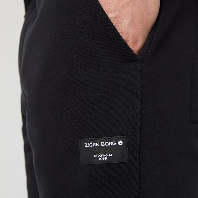 Tapered Sweatpants Bukser Svart