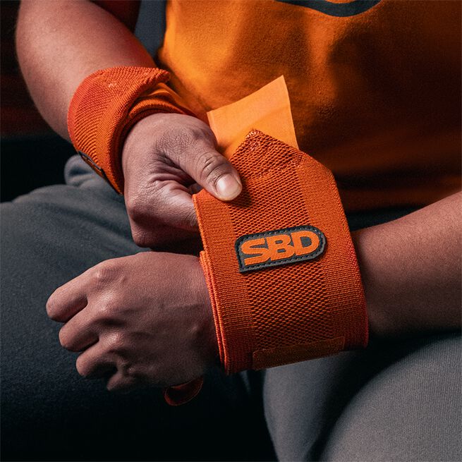 Forge Wrist Wraps Orange Flexible