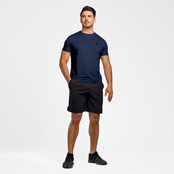 Star Mesh T-shirt, Navy