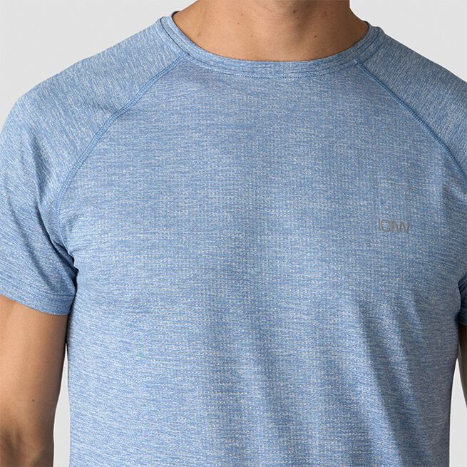 Trenings Mesh T-skjorte Blå