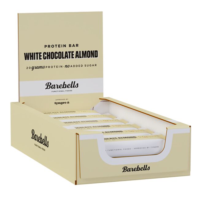 12 x Barebells Proteinbar 55 g White chocolate almond