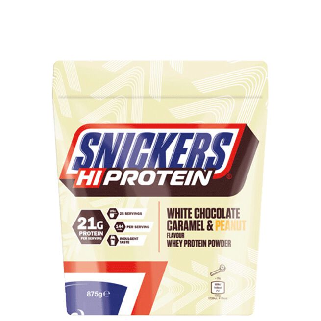 Snickers Protein Powder, 875 g, White Chocolate Peanut 