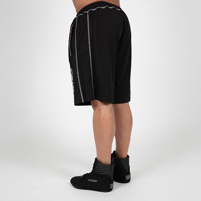 Marlow Mesh Shorts Svart Grå