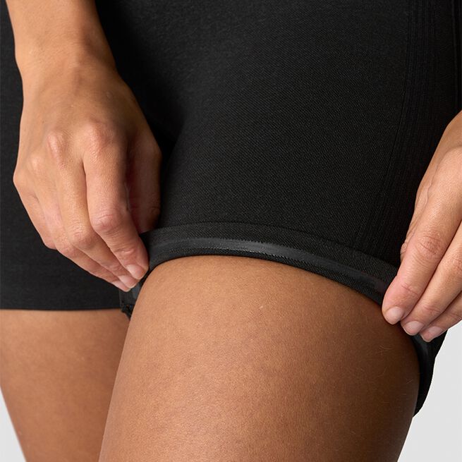 Soft Seamless Shorts Svart