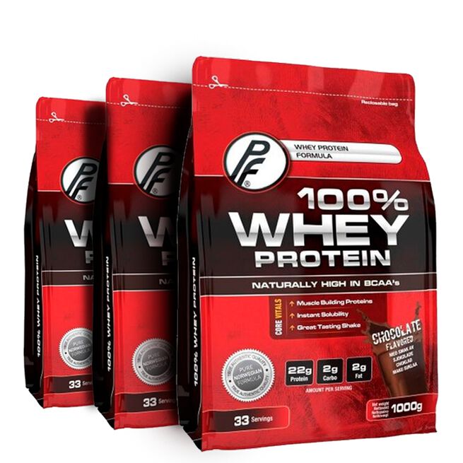 Plukk og velg 100% Whey, 3x1kg