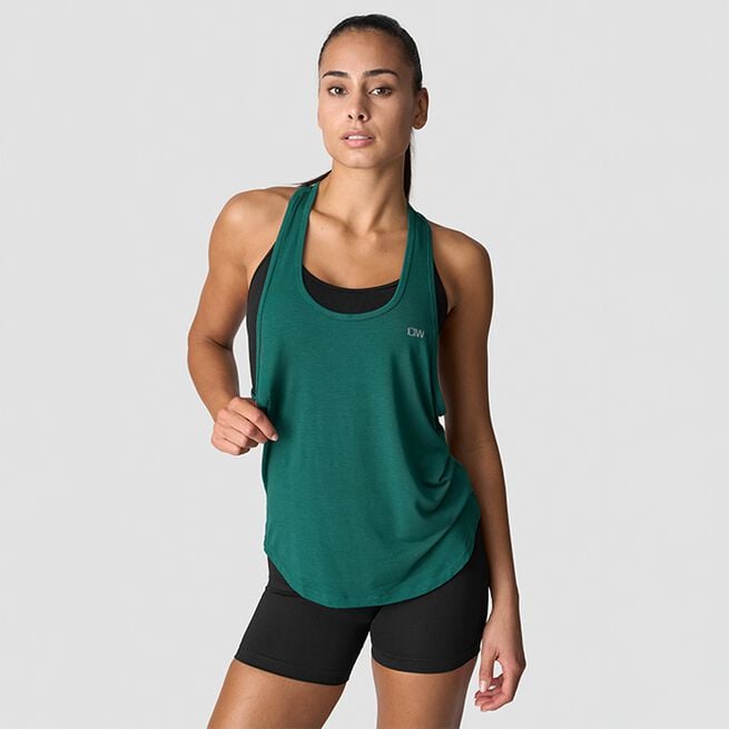 Everyday Racerback Tank Top, Deep Emerald