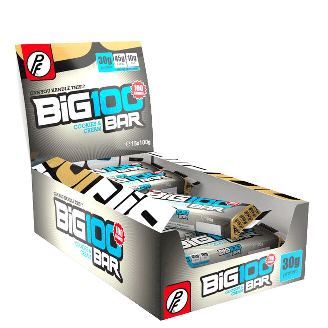 15 x Big 100 Protein Bar,100g, Cookies and Cream 