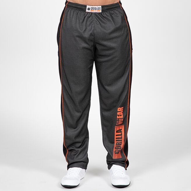 Wallace Mesh Pants, Grey/Orange