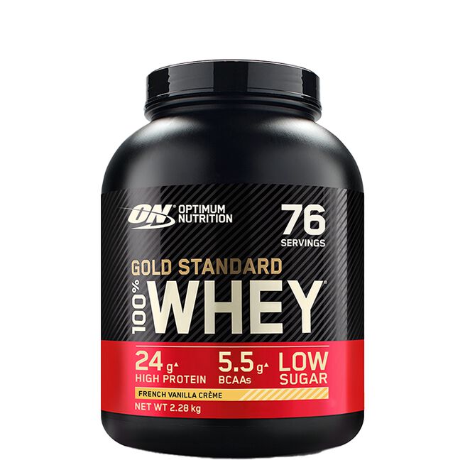 100% Whey Gold Standard Myseprotein 2273 g French Vanilla