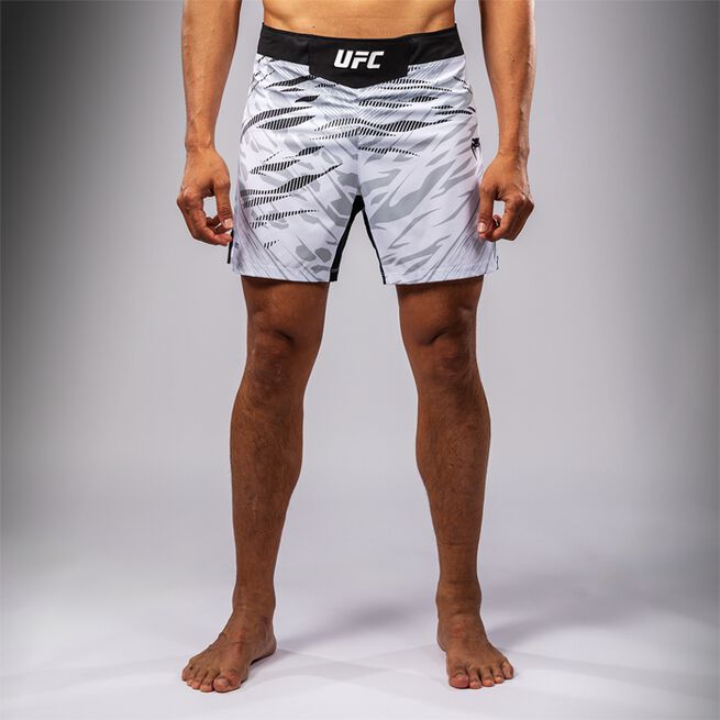 UFC Fusion Authentic Fight Night Men's Fight Shorts Short Fit White