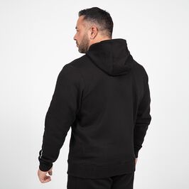 Leon Zipped Hoodie, Black, S  Leon Zip Hettegenser Svart