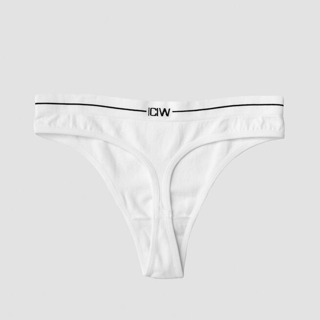 Everyday Seamless Thong 2-pack, Black/White