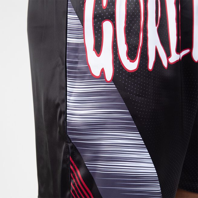 Clayton Boxershorts Svart Rød